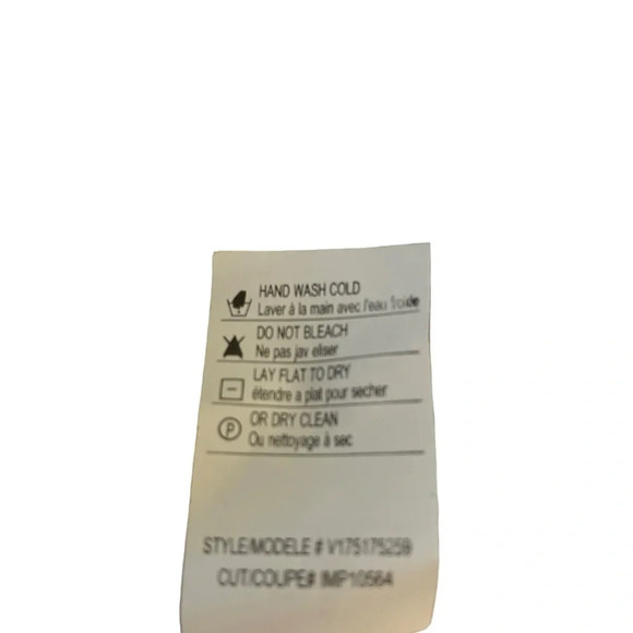 Vince 100% Cashmere Neutrals Colorblock Ombré Lightweight Sweater Blush Ivory S - Picture 10 of 11